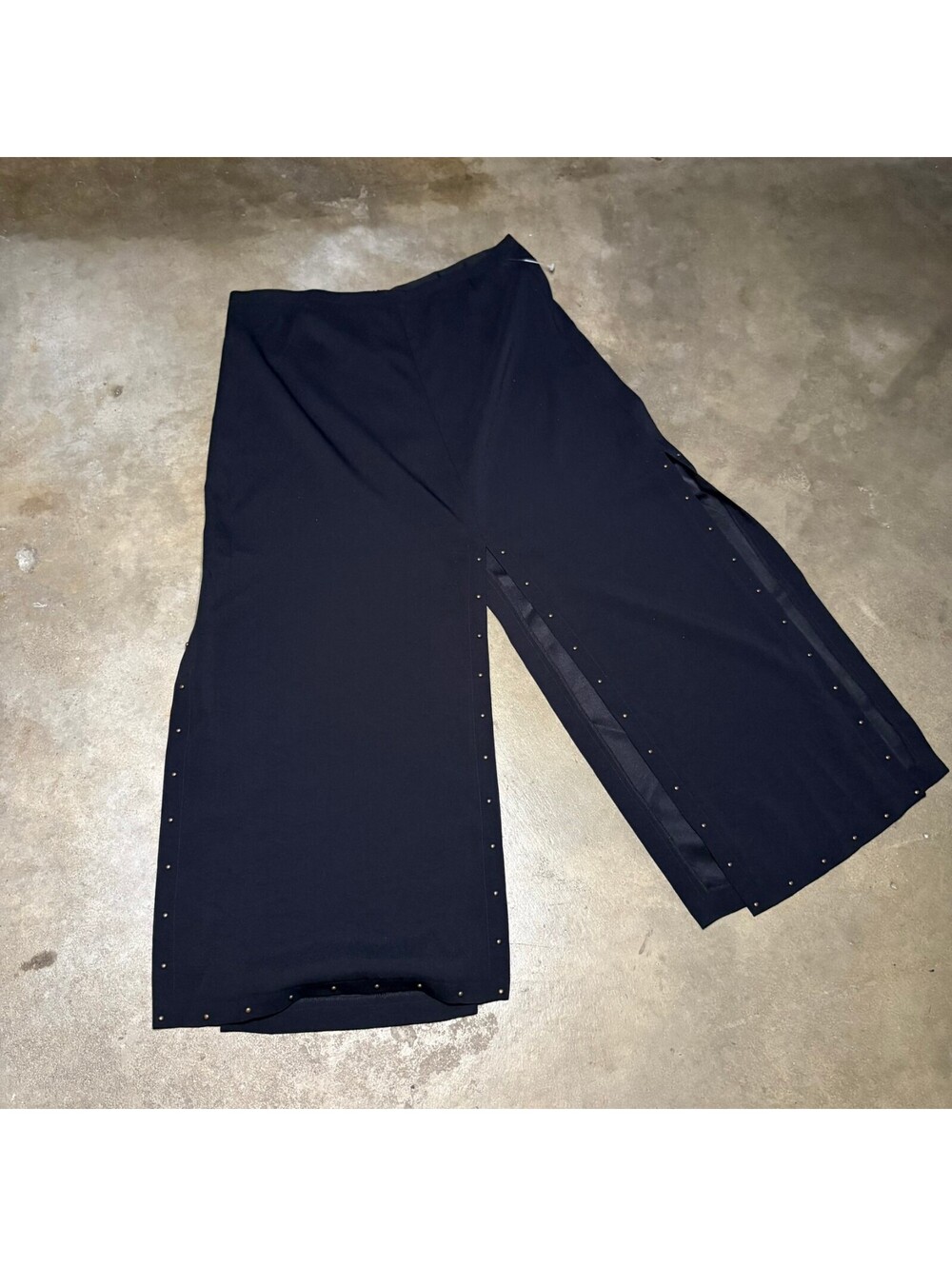 See by Chloé Women Sz 44 Wide Leg Pants w/ Studded Detailing